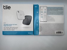 SEALED. TILE Tracker 2pc White Use with App Key/Luggage Tracker FREE SHIPPING