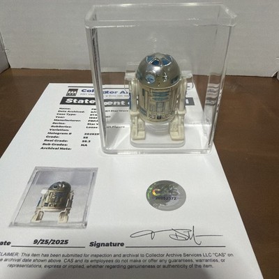 Vintage 1983 PBP/POCH Star Wars R2 D2 Graded CAs 55. Left Piece Hard 2 Find *101