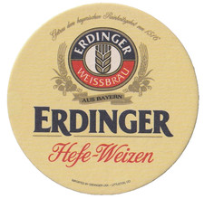 The Brew Kettle  Erdinger  Beer Coaster Stron...