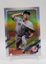 2021 Topps Chrome Masahiro Tanaka #131 Silver Refractor New York Yankees