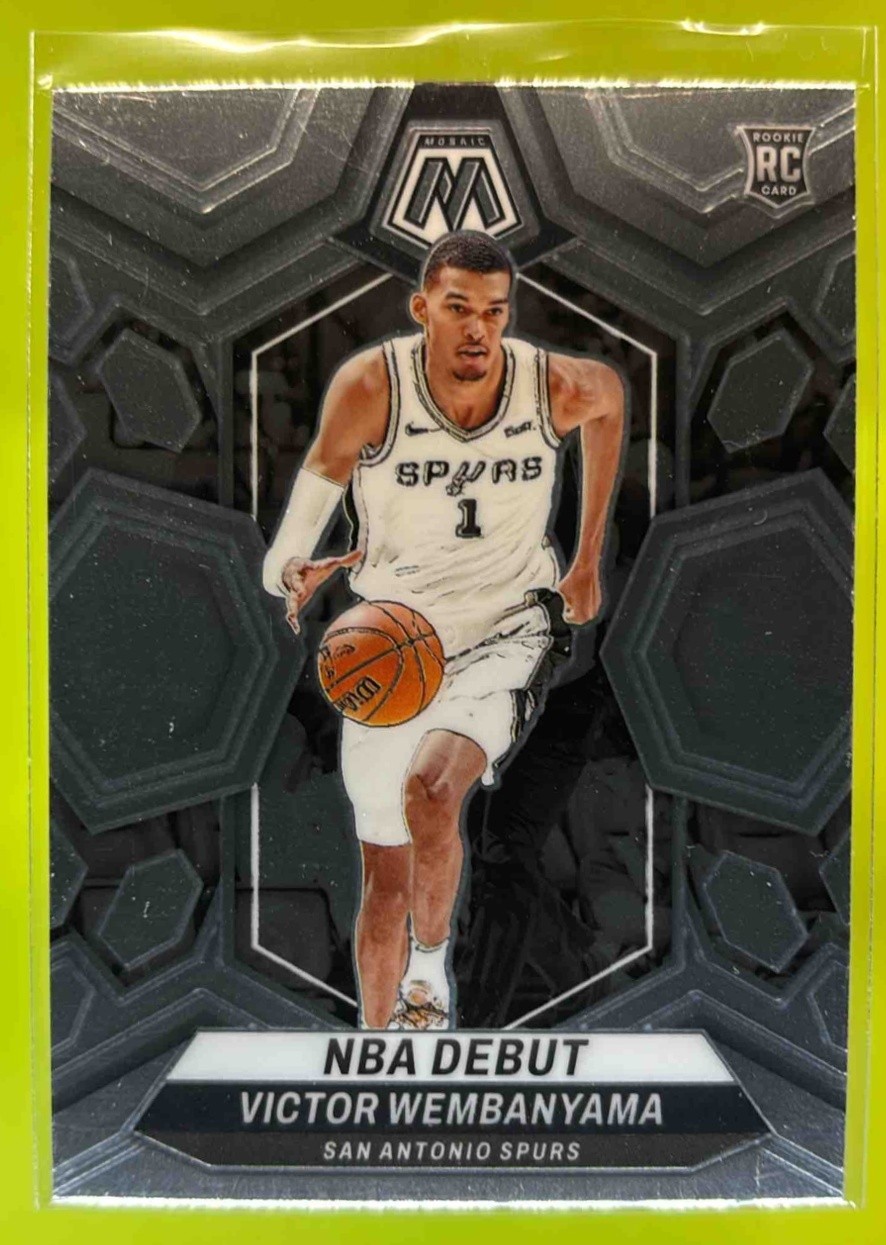 2023-24 Panini Mosaic Victor Wembanyama San Antonio Spurs #257 NBA Debut RC