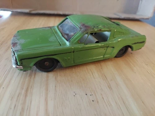 Vintage Ford Mustang Fastback Tin Toy Friction Toy Marx Japan