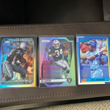 Lot Of 3 Bo Jackson -2024 Topps Chrome -#150 Refractor-#154 Silver Prizm-T90-62