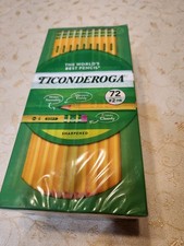 Ticonderoga 2 Pencils Sharpened 72 Count New