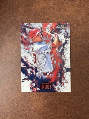 2016 Topps Update Fire Mike Trout #F-4 Los Angeles Angels M/NM