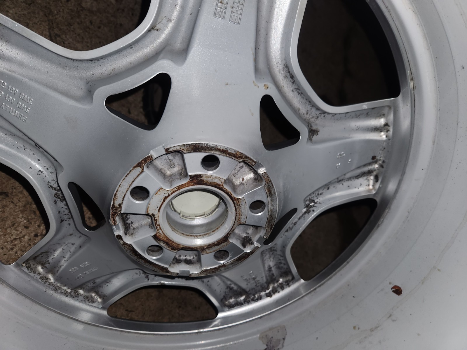 🔥 21" BENTLEY MULLINER OEM FACTORY 2-PC WHEEL 🔥  New Pix Of Repairs, Balanced