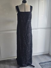Brand New With Tags Kirsten Krog Black sleeveless evening dress size 10