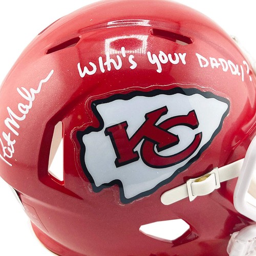 Patrick Mahomes Sr. Signed Who's Your Daddy Inscription Kansas City Chiefs Speed - 第 2/3 張圖片