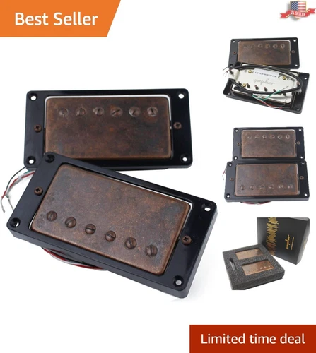 Triple Wax Dipped Bronze Humbucker Set – Enhance Your LP Electric Guitar Sound