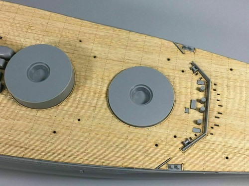 1/350 USS Arizona BB-39 1941 Wooden Deck+Metal Gun Barrels for HobbyBoss HB86501 - Picture 16 of 18