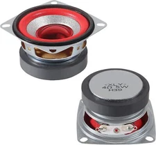 2 Pack 4Ohm 5W Full Range Audio Speaker Bass Stereo Woofer of 2pcs 