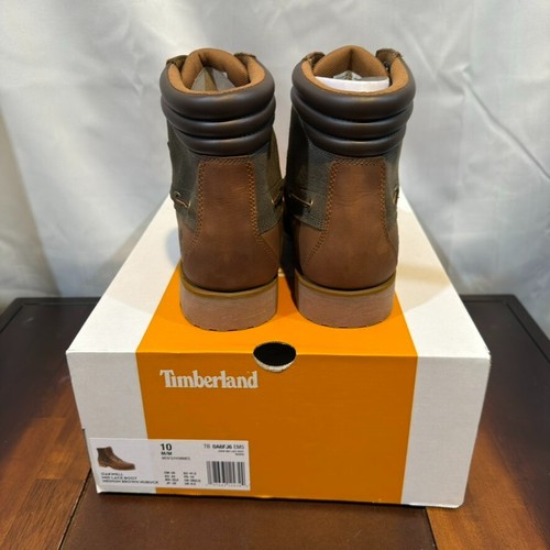 American Eagle Timberland x AE Oakwell Leder Mittel Schnürstiefel Herren Größe 10 Neu mit Karton - Bild 10 von 13