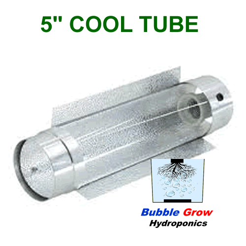 COOLTUBE 5" 5 INCH 125MM GROW TENT LIGHT REFLECTOR COOL TUBE ALUMINIUM ABOVE - Bild 1 von 1