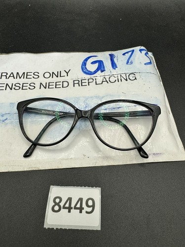 Badgley Mischka Aimee Designer Eyeglasses Frames Black Horn 53-15-140