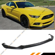 FOR 2015-17 MUSTANG GT PERFORMANCE STYLE FRONT BUMPER LIP CHIN SPOILER SPLITTER