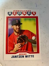 Jantzen White 2019 Pawtucket Red Sox Team Card