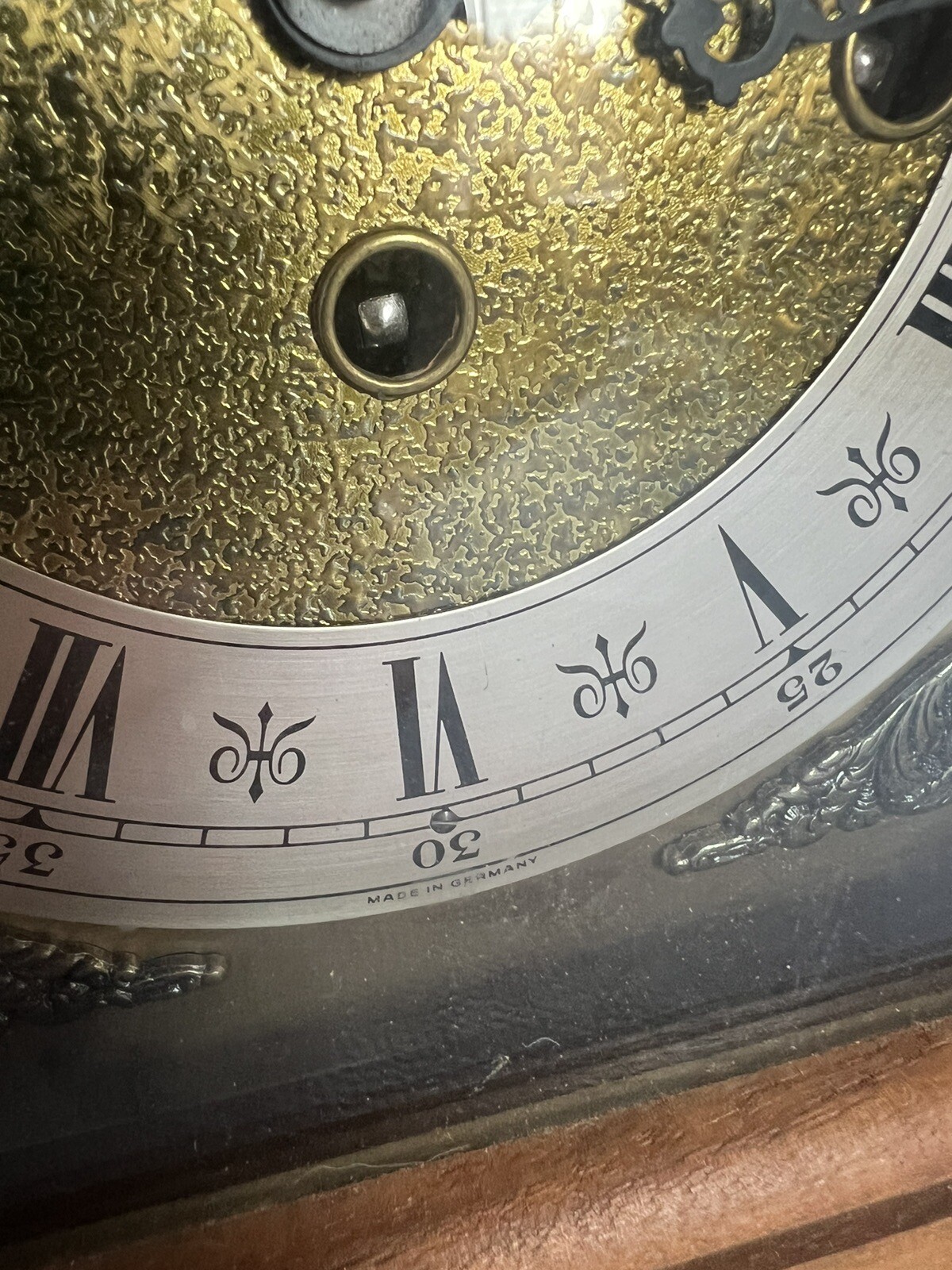 Franz Hermle Emperor Westminster Chime Moon Phase Mantle Clock 341020