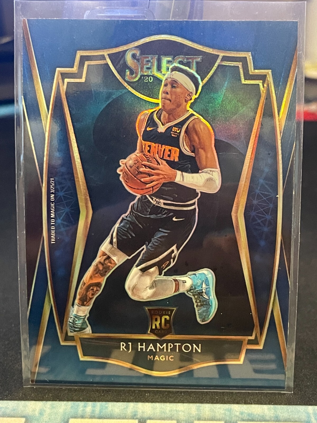 2020-21 Select Prizms Blue #195 RJ Hampton