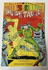 3-D Substance #2 (1991, 3-D Zone) NM Jack C. Harris Steve Ditko w/Glasses RARE