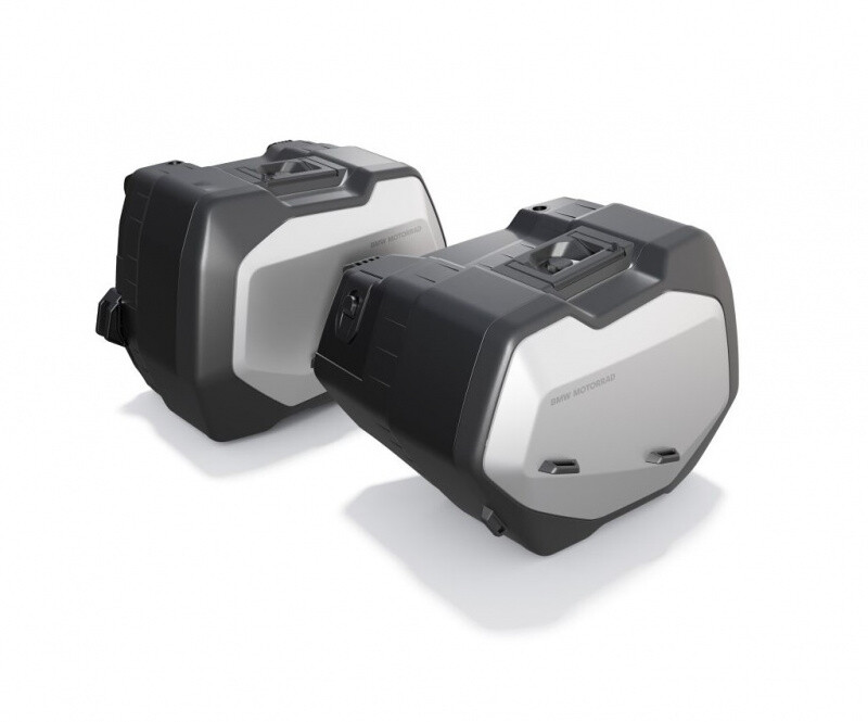 BMW Motorcycle Vario Suitcase Black 25-32 L + 24-30 L for R1300GS 