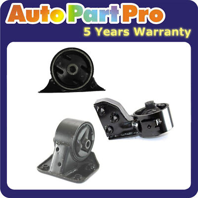 For Eagle Summit DL 1.5 93-94 Engine Motor & Trans Mount SET 3PCS 6607 6622 6613