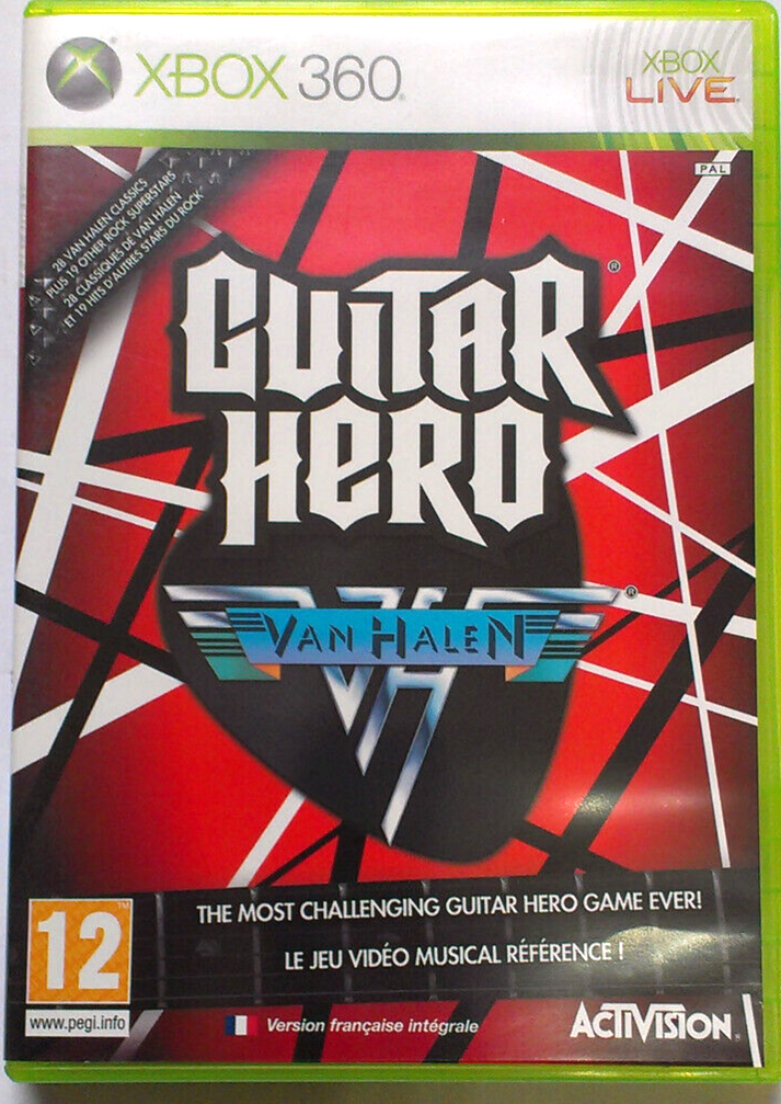 GUITAR HERO: VAN HALEN, (MICROSOFT XBOX 360, 2009), PAL COMPLETE.