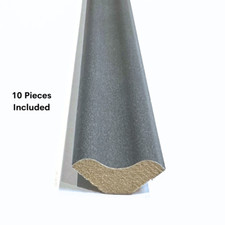 Vegas Grey Effect Scotia Beading Flooring Edging Strip 10 Pieces 2.4m Length