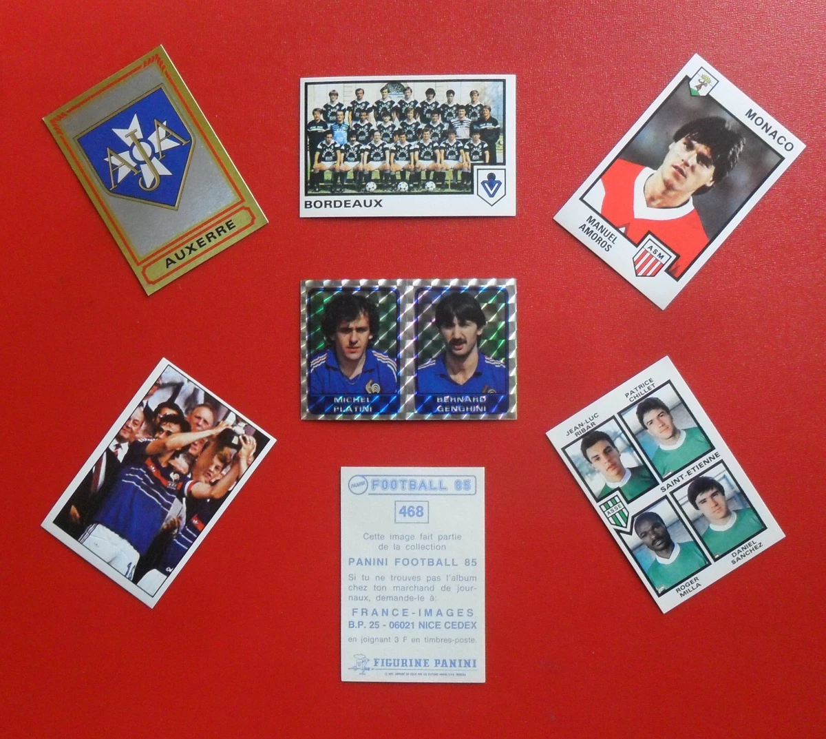 Stickers PANINI foot championnat de France 1985 - Collection