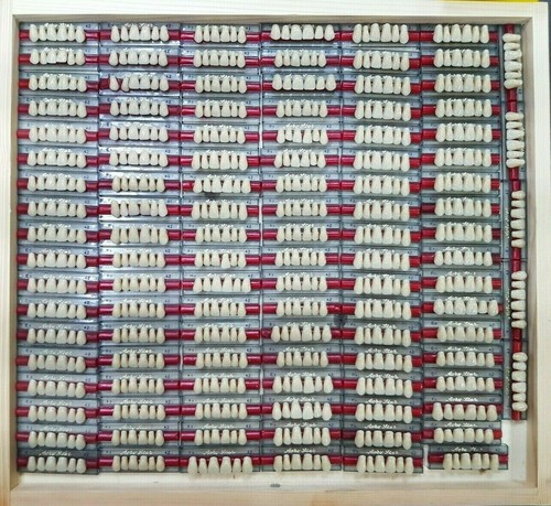 Denti acrilici dentali 112 carte da 6 Acry Star made in Italy tonalità originale 42 - Foto 1 di 3