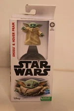 ⭐️✅ Star Wars 6" Grogu The Child & Hover Pram Action Figure Disney Hasbro NEW