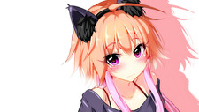 Alfombra de juego anime neko loli tímida orejas de animal lolita