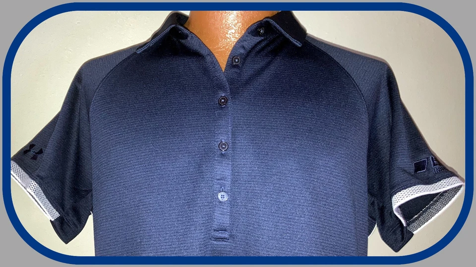 CAMISA POLO DE GOLF UNDER ARMOUR EMC INSURANCE ADULTO GRANDE NUEVA CON ETIQUETAS ENVÍO GRATUITO Foto 2 de 4