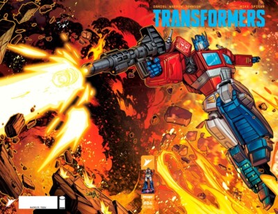 Transformers #4 Cover B Variant Jonboy Meyers Wraparound Skybound 2024