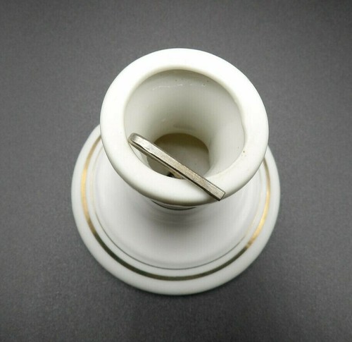 Reticulated Compote Pedestal Wales Plate Detachable Stand Foot Fruit Server VTG - Picture 11 of 12