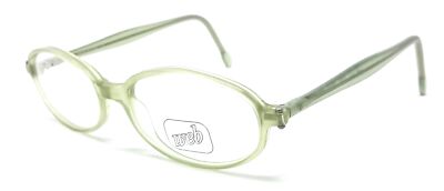 WOMENS WEB 2766 O290L LIGHT GREEN EYEGLASSES