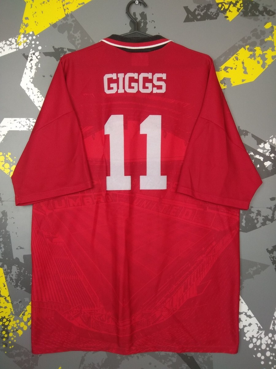 Giggs Manchester United Home football shirt 1994 1995 PERFECT