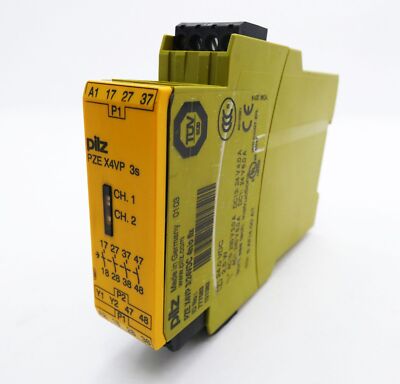 Pilz PZE X4VP 3/24VDC 4n/o fix PZEX4VP3/24VDC4n/ofix 777583 -used-