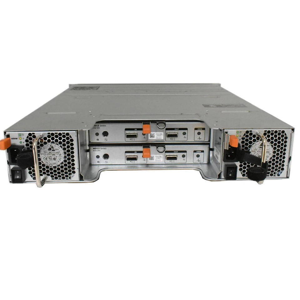 Dell PowerVault MD1220 2U 2x E01M001 SAS 6Gbps 2x 600W PSU 24x Bay 2.5 Zoll  - Bild 3 von 4