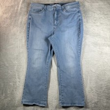 Not Your Daughters Jeans Womens 18W Slim Fit Bootcut Wide Leg Sure Stretch NYDJ