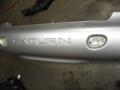 2000-2002 Saturn SC1 SC2 3DR Coupe Rear Silver Bumper Cover Panel 21112474