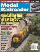 Model Railroader June 2002 C Liners Diesel Newsprint Boxcars Signal Bridge 