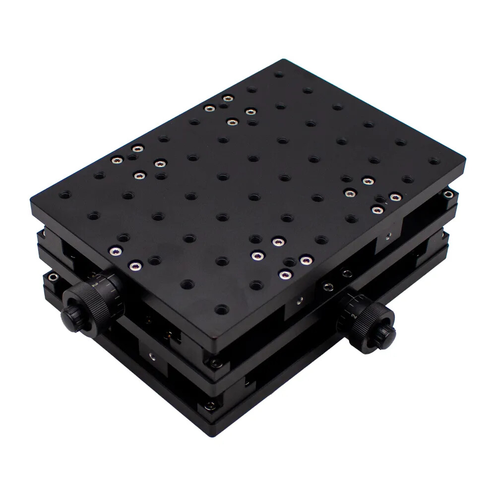 Precision XY Axis Moving Table Portable Manual 2D Slide Table