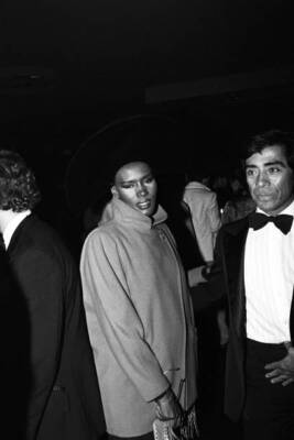 Grace Jones attends the re opening celebration of the remodeled di- Old Photo 1