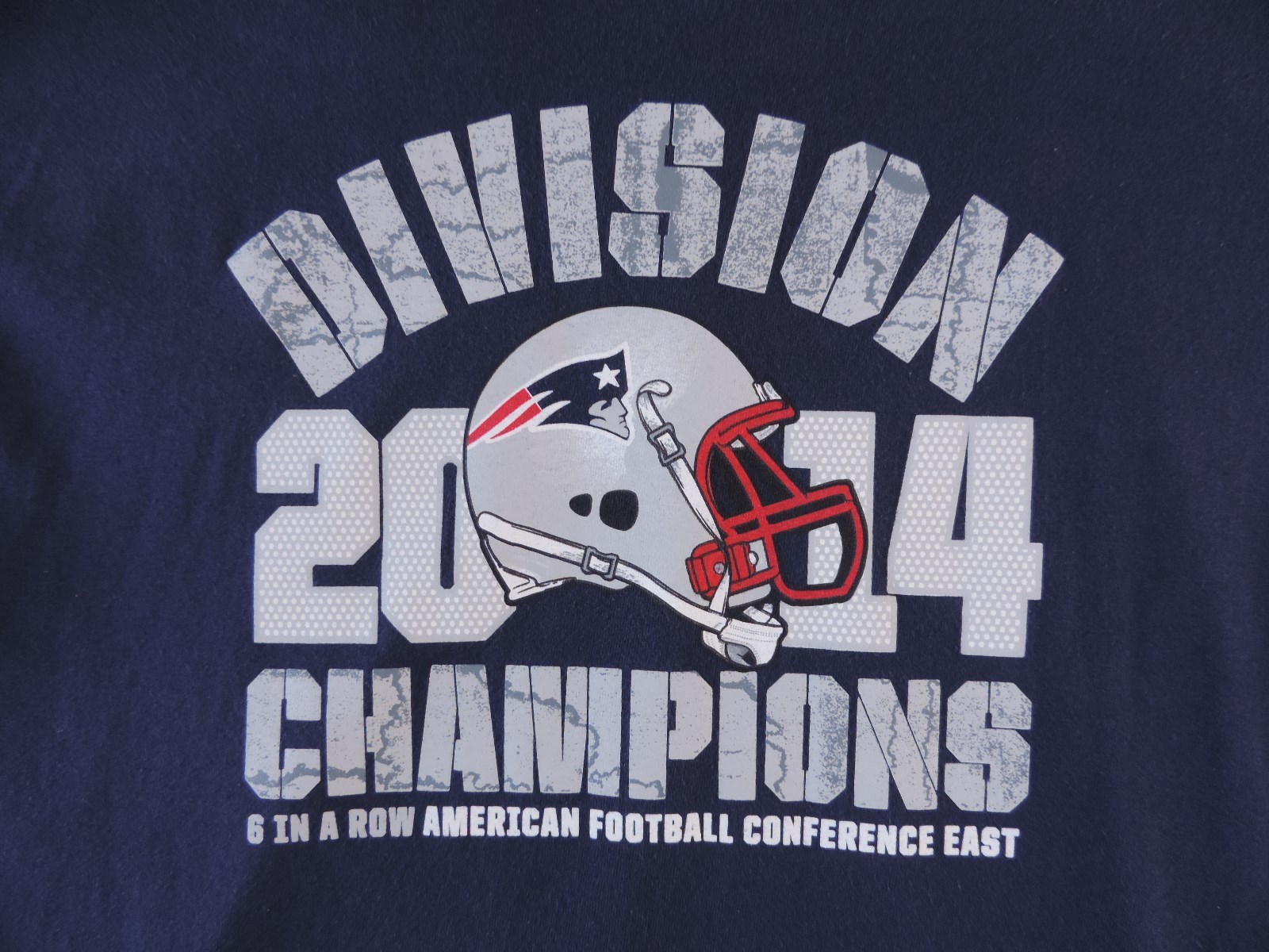 T shirt uomo New England Patriots NFL Team Abbigliamento '6 in fila' spedizione gratuita