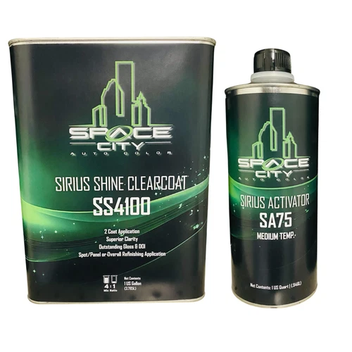 High Gloss Urethane Clear Coat Gallon Kit 4:1 With Medium Activator