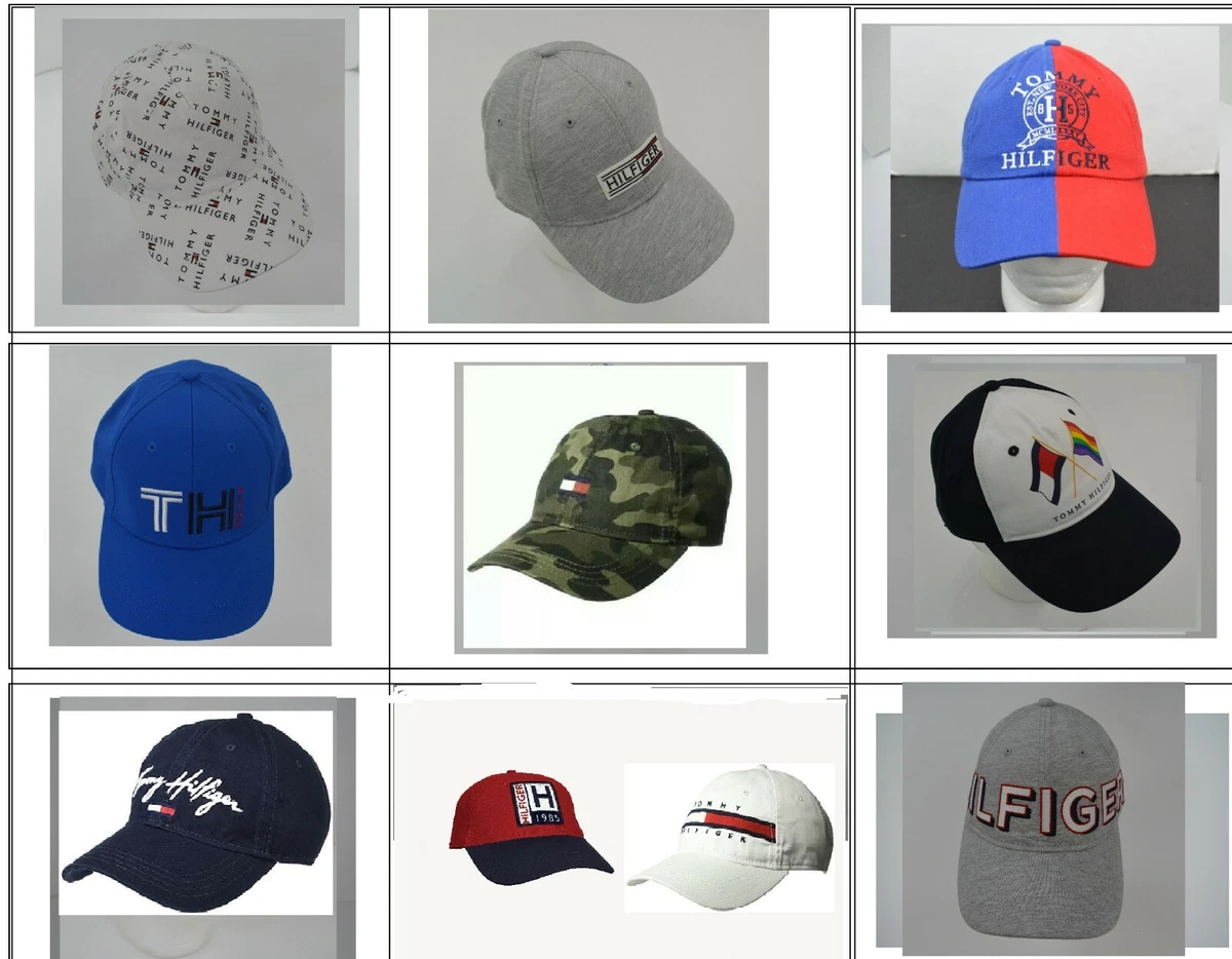 NWT Tommy Hilfiger Baseball Men One | Hat Adjustable Cotton eBay Unisex Size Cap Women