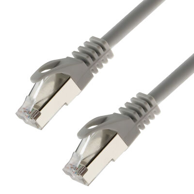 Netzwerkkabel S/FTP PIMF Cat. 7 20 Meter grau Patchkabel Gigabit Ethernet