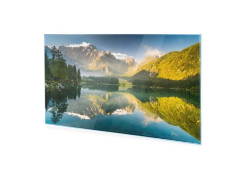Acrylic glass picture mural Plexiglass lake in the Julian Alps 125x50 cm-