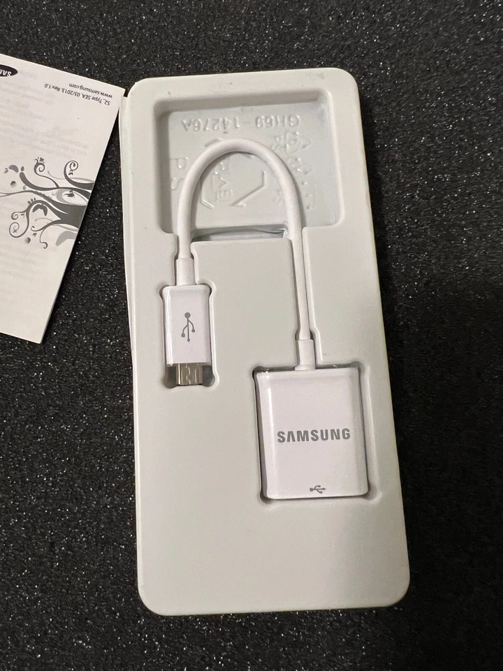 Original Samsung Galaxy Micro-USB To USB Data Adapter - Note 8 Galaxy Tab 3 - Image 2 of 4