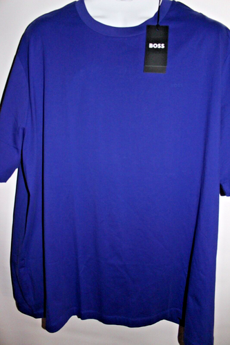 BOSS BY HUGH BOSS DARK PURPLE S/S T-SHIRT SZ: 4XL 4X XXXXL NWT - Picture 2 of 2